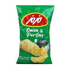 چیپس پیاز جعفری 60گرم مزمز